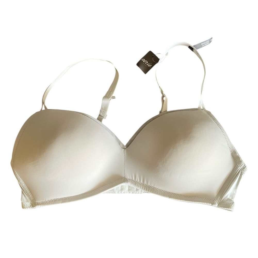 Aerie White 36C Wireless Bra Brand New With Tags
